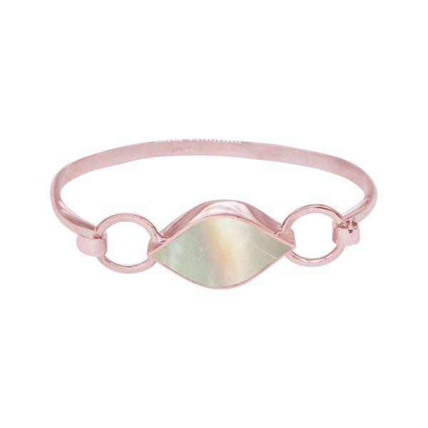 Rose Gold Mother of Pearl Bangle