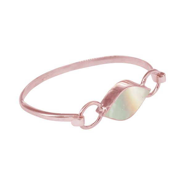 Rose Gold Mother of Pearl Bangle