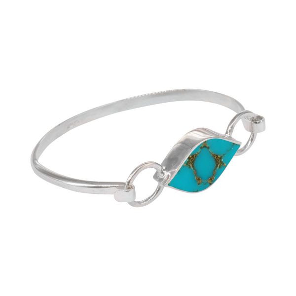 Silver Turquoise Bangle