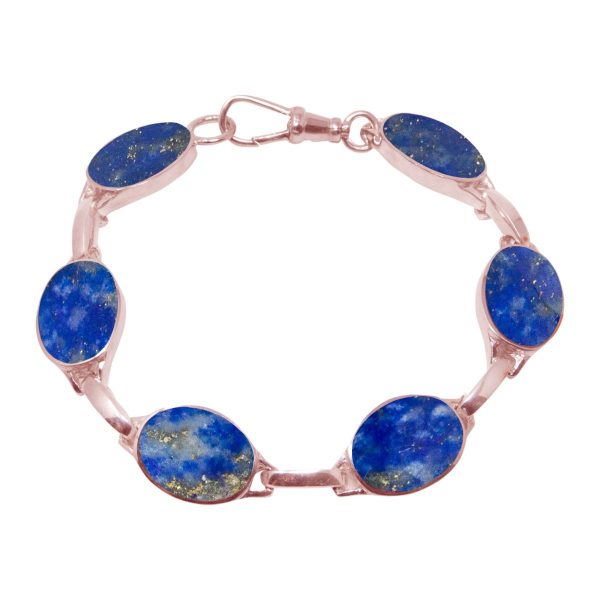 Rose Gold Lapis Bracelet