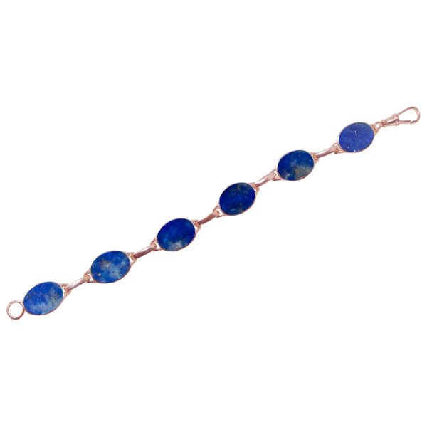 Rose Gold Lapis Bracelet