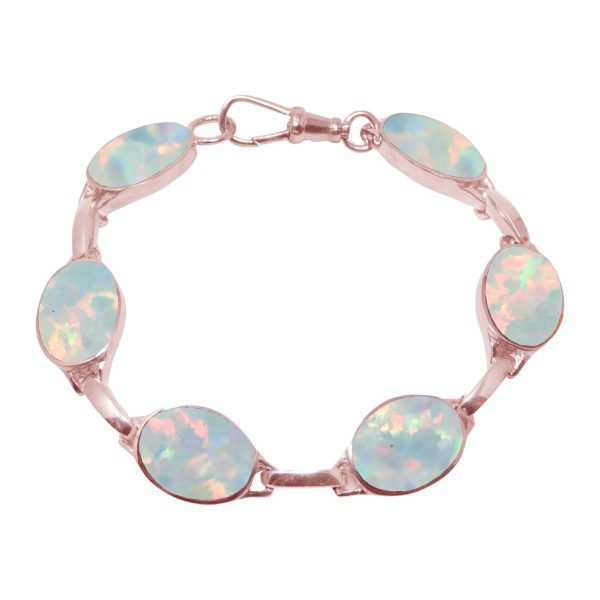 Rose Gold Opalite Sun Ice Bracelet