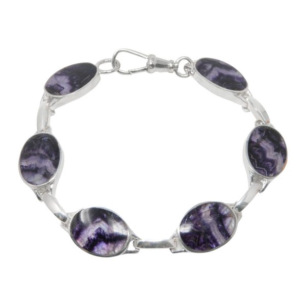 Silver Blue John Bracelet