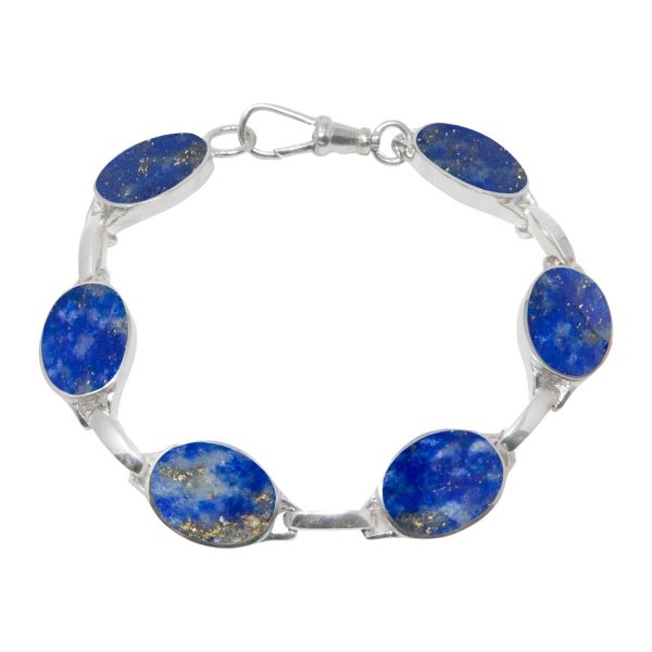 Silver Lapis Bracelet