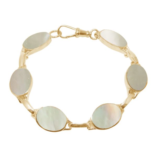 Yellow Gold Mother of Pearl Bracelet