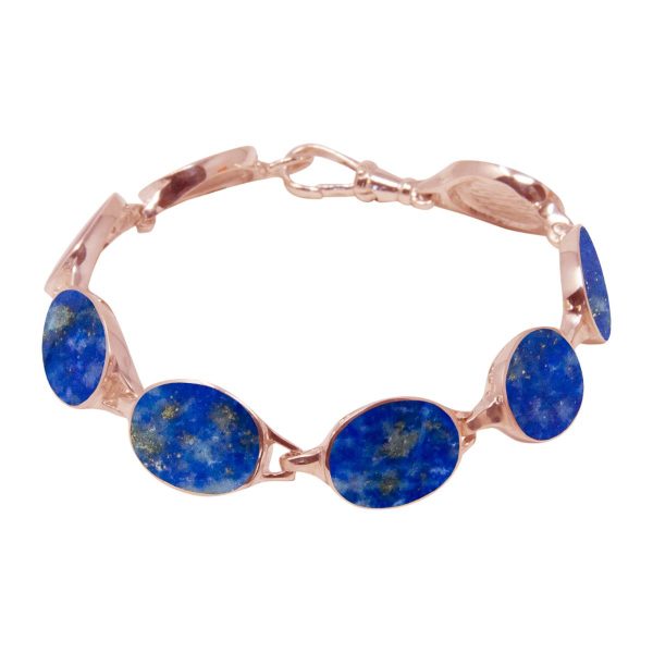 Rose Gold Lapis Bracelet