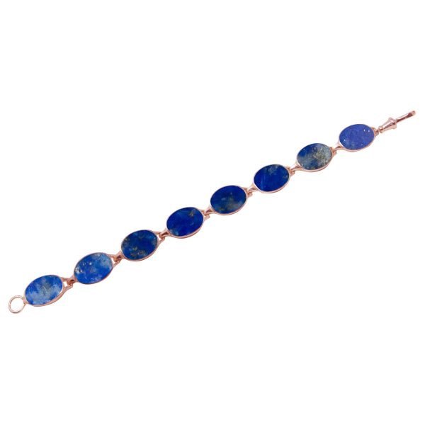 Rose Gold Lapis Bracelet