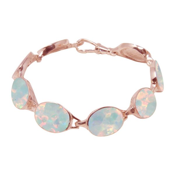 Rose Gold Opalite Sun Ice Bracelet