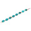 Rose Gold Turquoise Bracelet