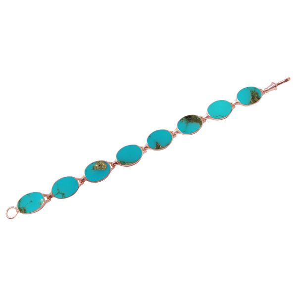 Rose Gold Turquoise Bracelet