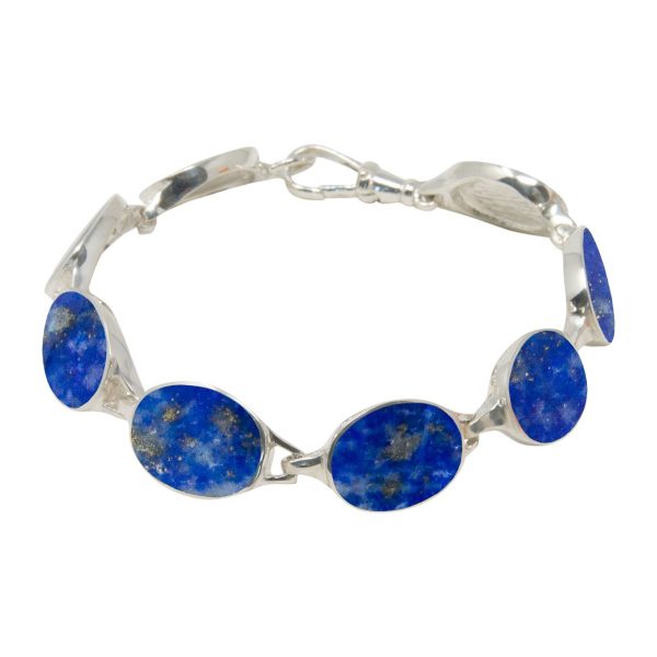 Silver Lapis Bracelet