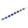 Yellow Gold Lapis Bracelet