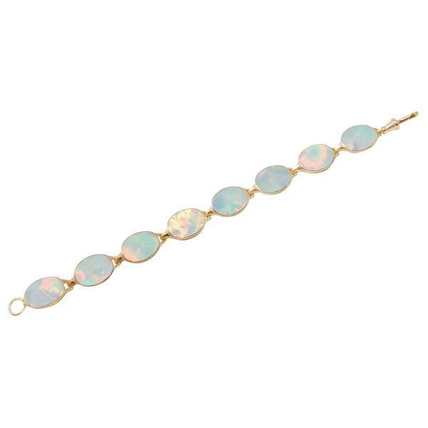 Yellow Gold Opalite Sun Ice Bracelet