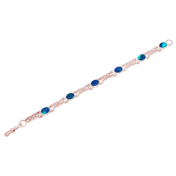 Rose Gold Opalite Cobalt Blue Bracelet