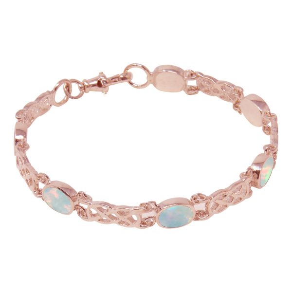 Rose Gold Opalite Sun Ice Bracelet