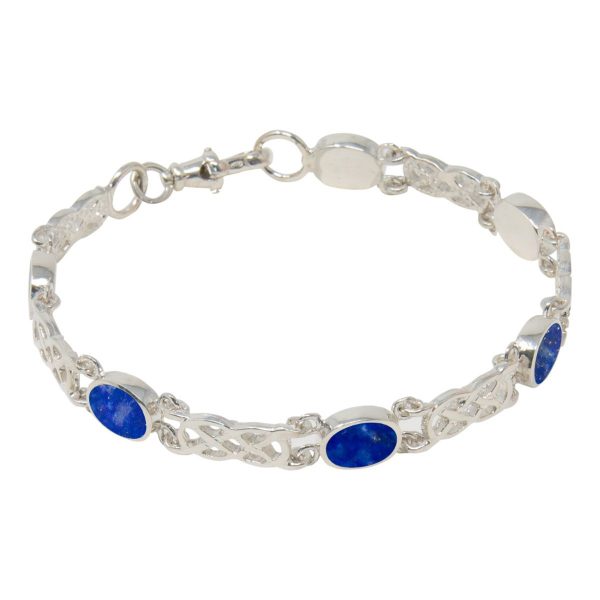 Silver Lapis Bracelet