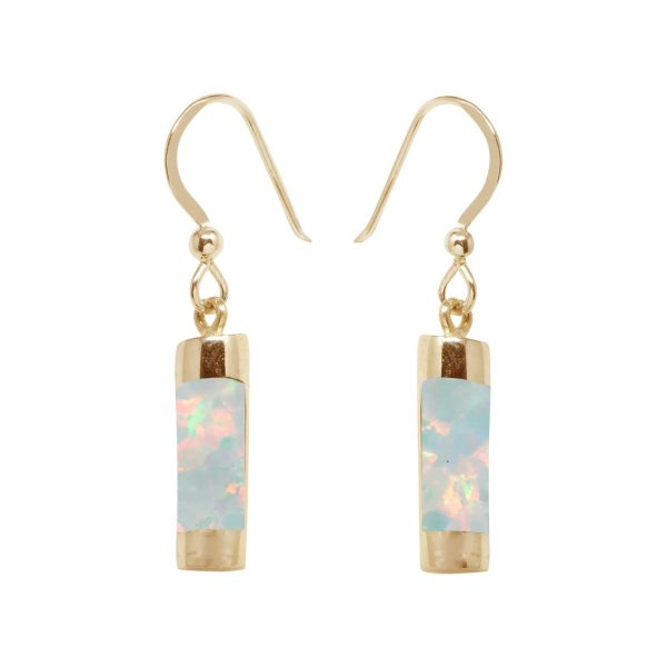 Gold Opalite Sun ice Drop Earrings