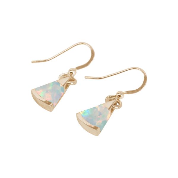 Gold Opalite Drop Earrings