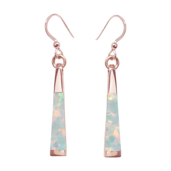 Rose Gold Opalite Sun Ice Drop Earrings