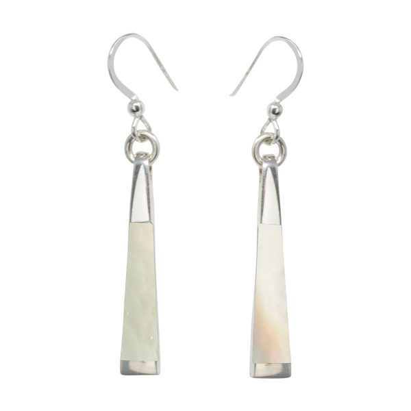 Silver Mother of Pearl Drop Earrings