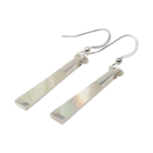 Silver Mother of Pearl Drop Earrings