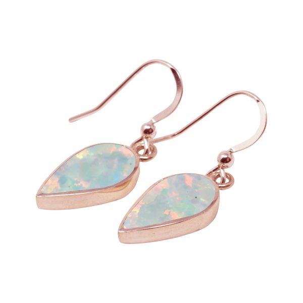 Rose Gold Opalite Sun Ice Drop Earrings