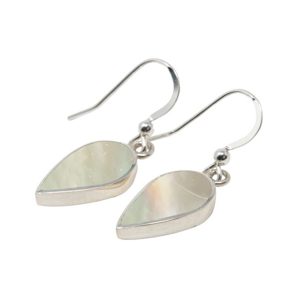 Silver Mother of Pearl Drop Earrings