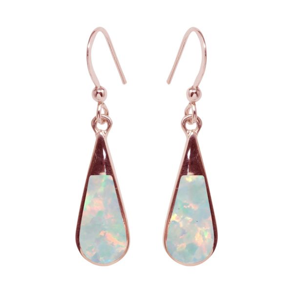 Rose Gold Opalite Sun Ice Drop Earrings