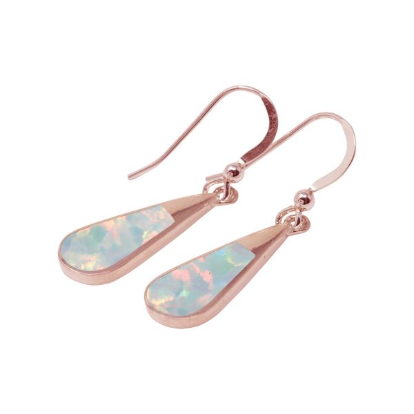 Rose Gold Opalite Sun Ice Drop Earrings