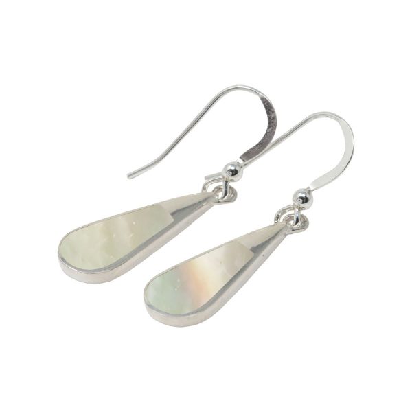 Silver Mother of Pearl Drop Earrings