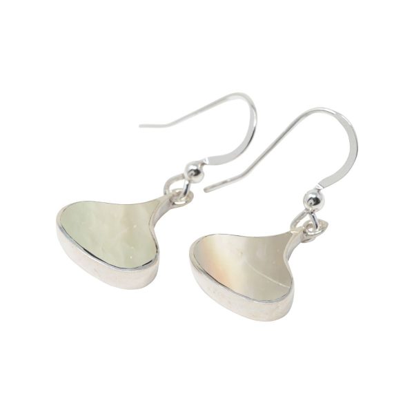 Silver Mother of Pearl Drop Earrings