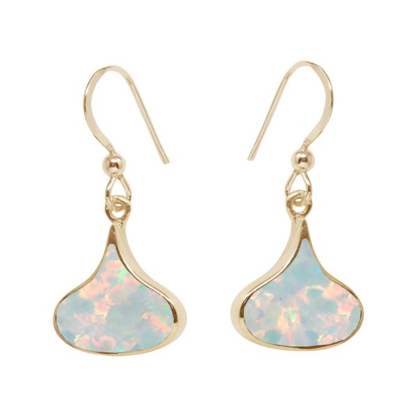 Gold Opalite Drop Earrings