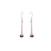 Rose Gold Blue John Drop Earrings