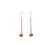 Rose Gold Fordite Drop Earrings