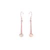 Rose Gold Opalite Sun Ice Drop Earrings
