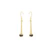 Yellow Gold Blue John Drop Earrings