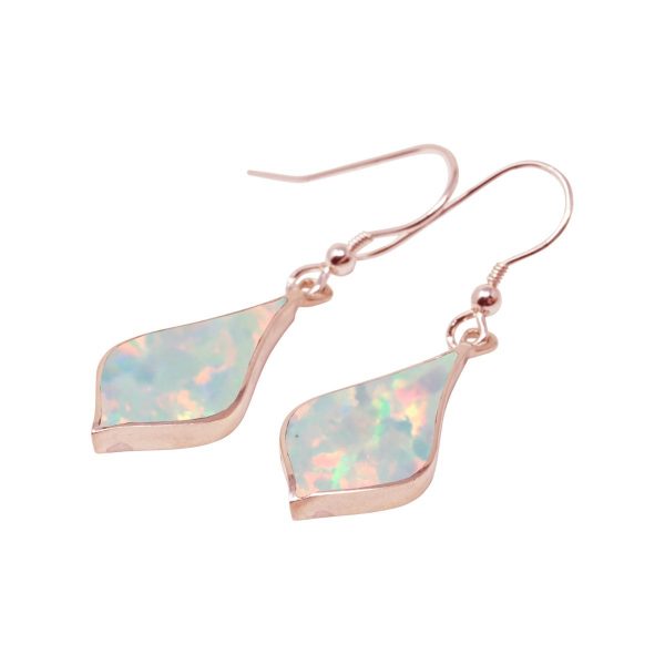 Rose Gold Opalite Sun Ice Drop Earrings