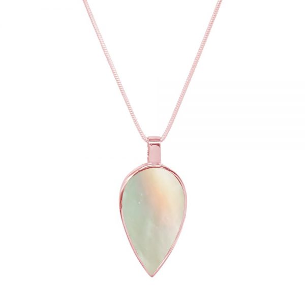 Rose Gold Mother of Peal Pendant