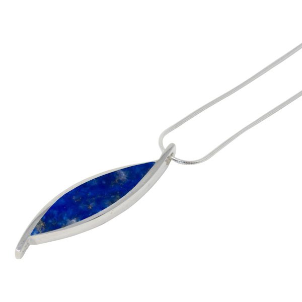 Silver Lapis Pendant