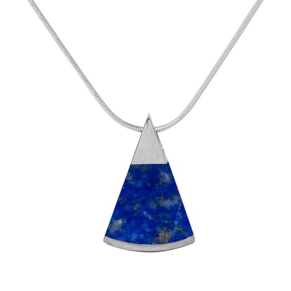 Silver Lapis Pendant