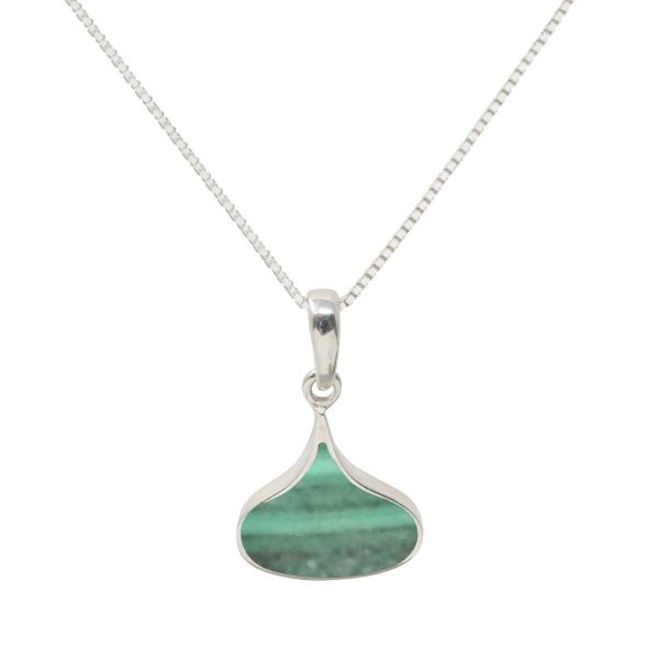 Silver Malachite Pendant