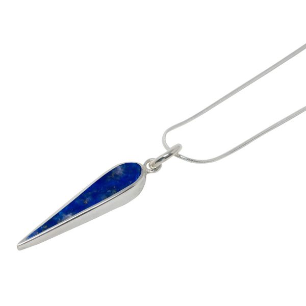 Silver Lapis Pendant