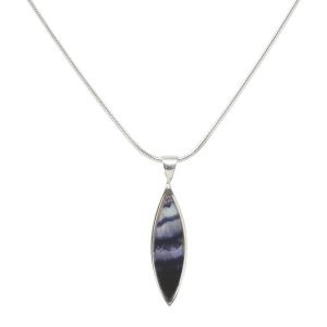 Silver Blue John Pendant