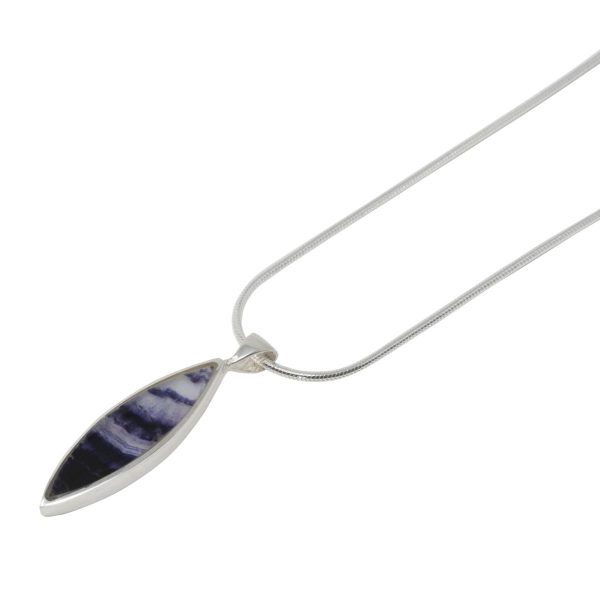 Silver Blue Joh Pendant