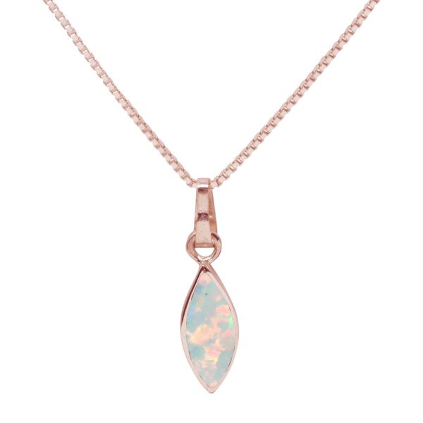 Rose Gold Opalite Sun Ice Pendant