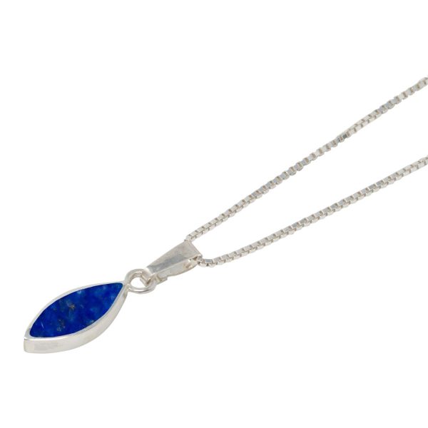 Silver Lapis Pendant