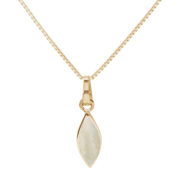 Yellow Gold Mother of Pearl Pendant