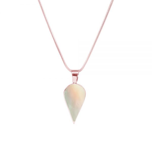 Rose Gold Mother of Pearl Pendant