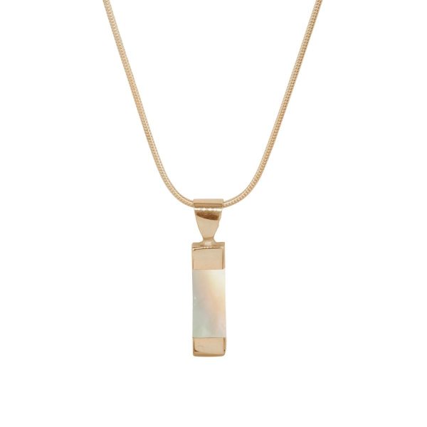 Yellow Gold Mother of Pearl Pendant