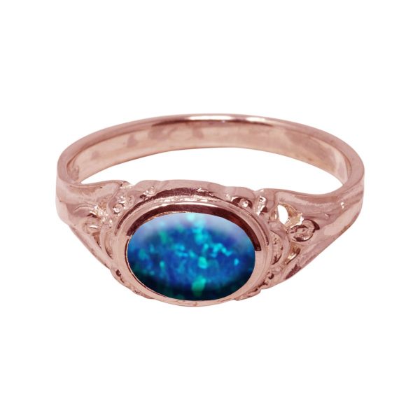 Rose Gold Opalite Ring